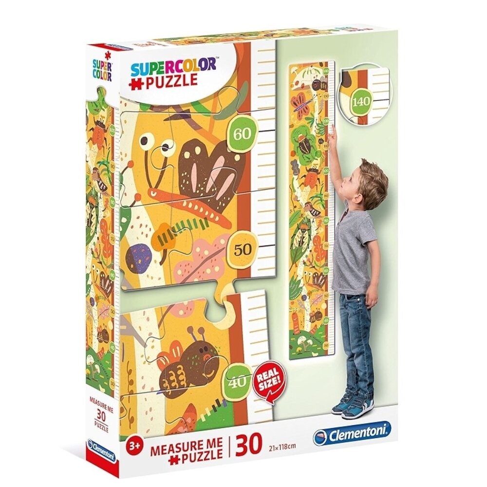 Clementoni Measure Me Large Puzzle -Bugs House 30 Pieces For Age 3+ New Sealed